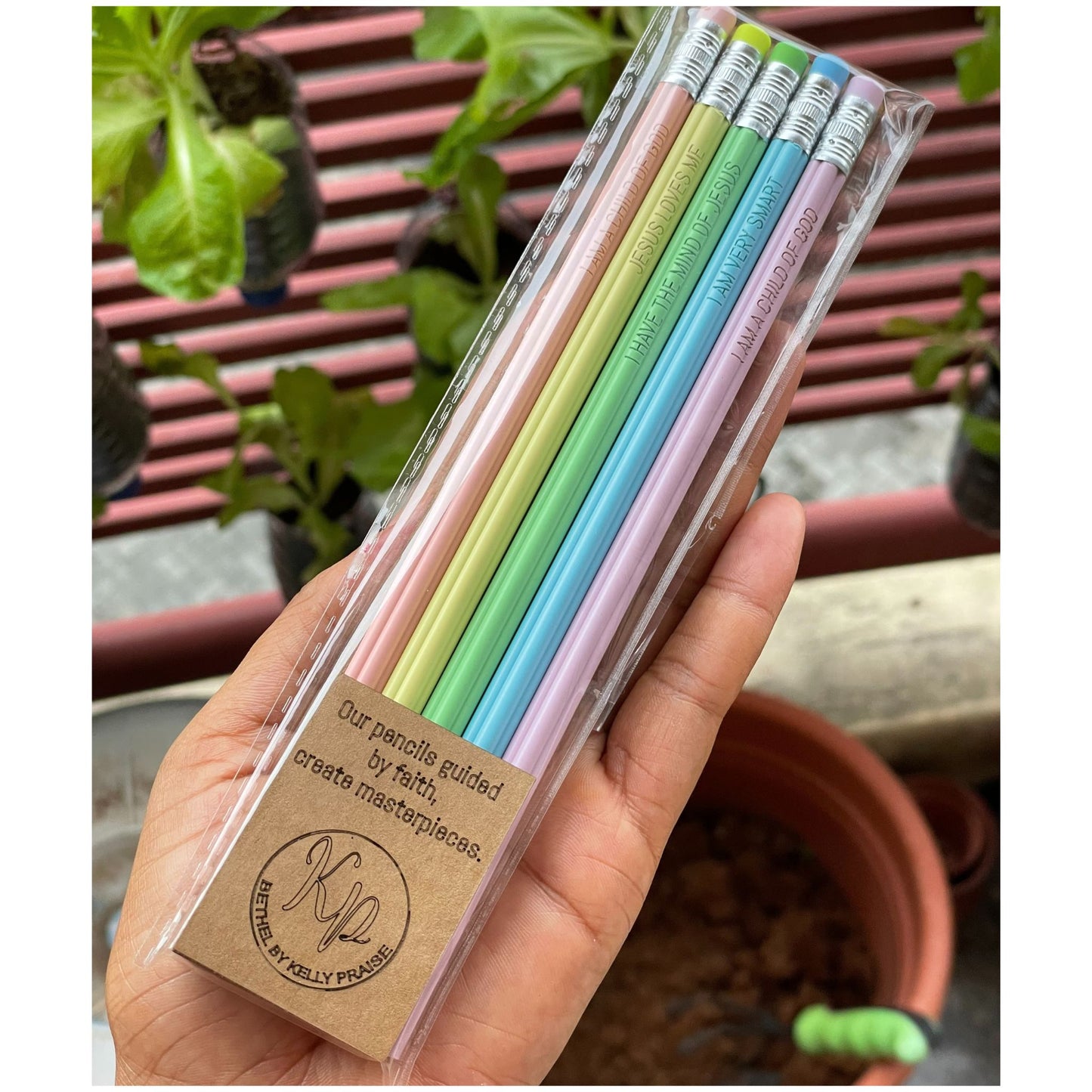 2B Affirmation Pencils (Set of 5)