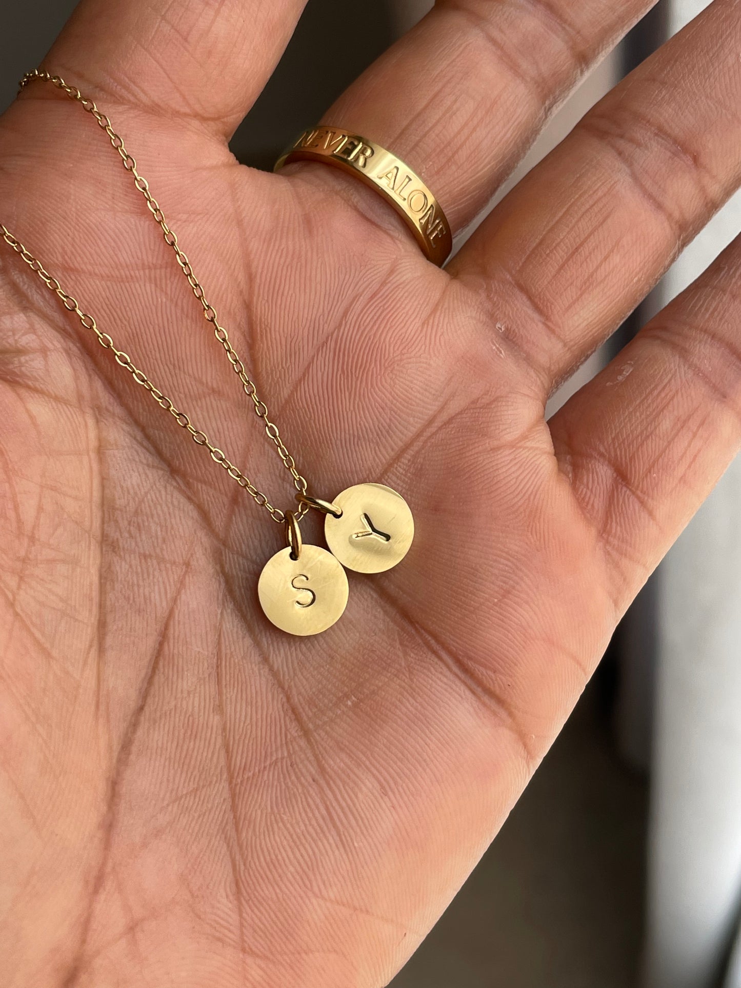 KP Disc Charm Necklace