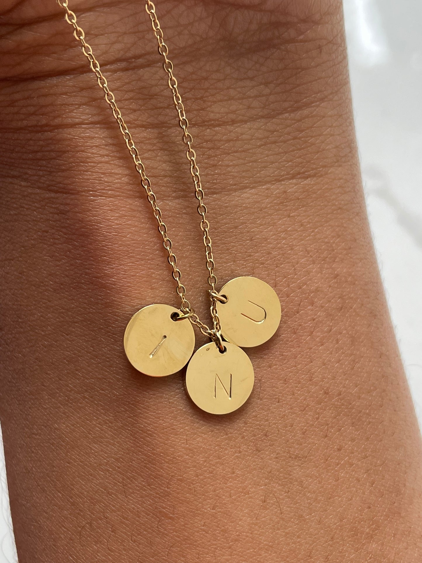 KP Disc Charm Necklace