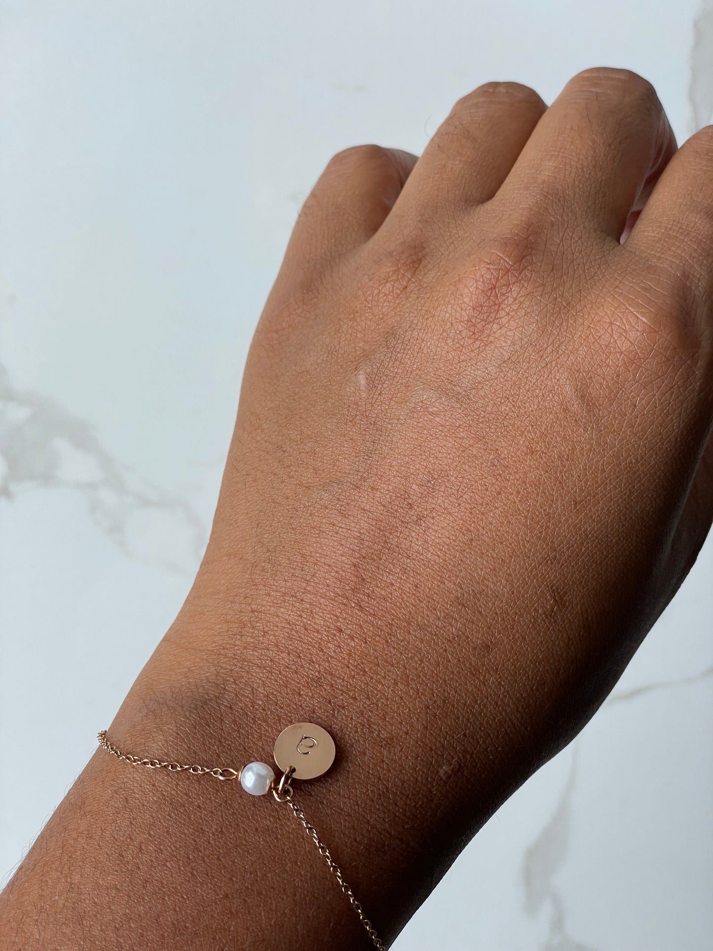 Pearl Disc Bracelet